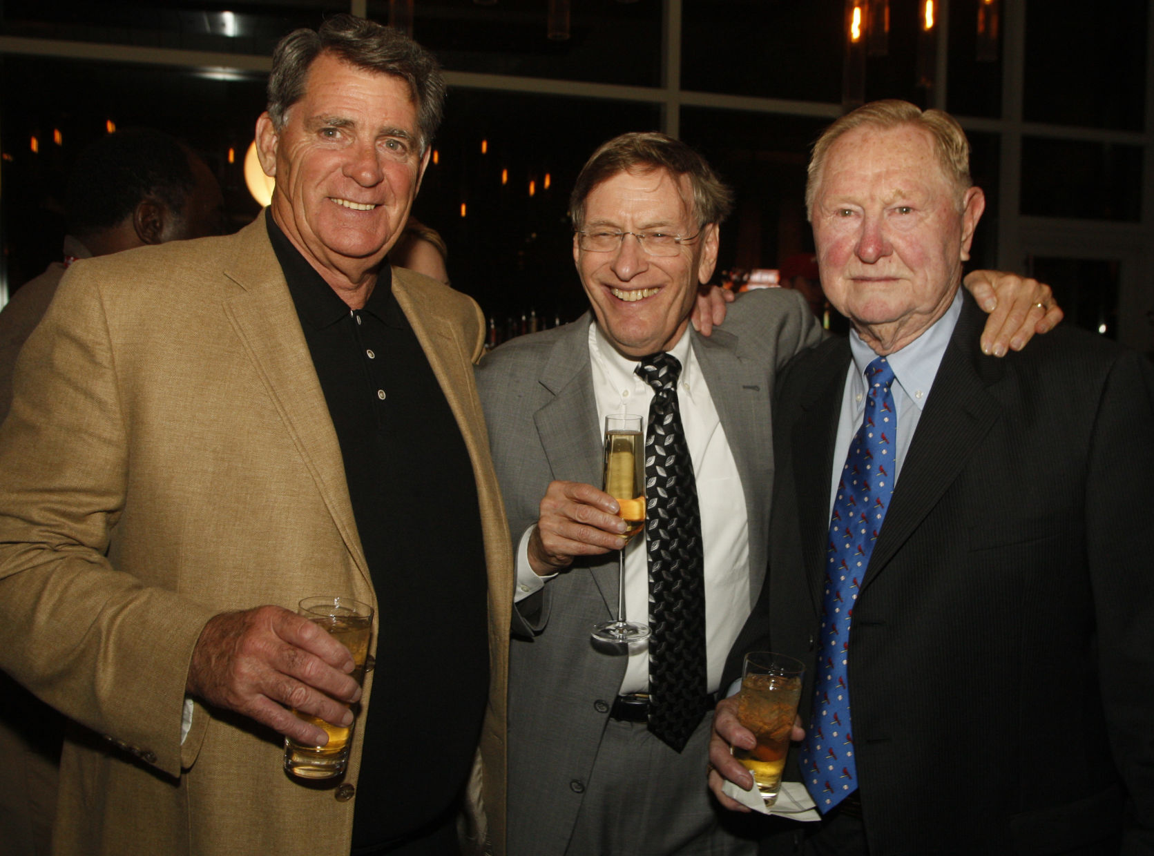 Mike Shannon, Bud Selig,Red Schoendeinst